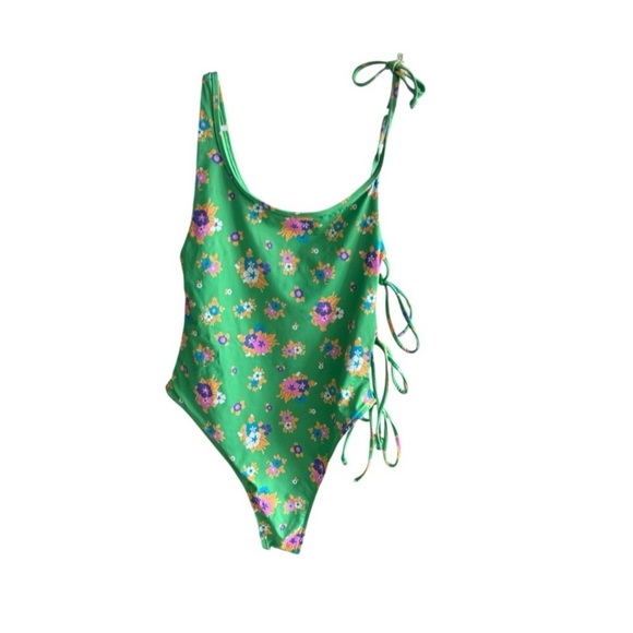 Frankies Bikinis Honey One Shoulder Cheeky One Piece Swimsuit - Picture 3 of 10